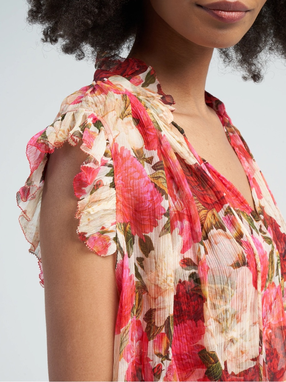 Zimmermann Wonderland Floral Top (Size 1, US 4-6)